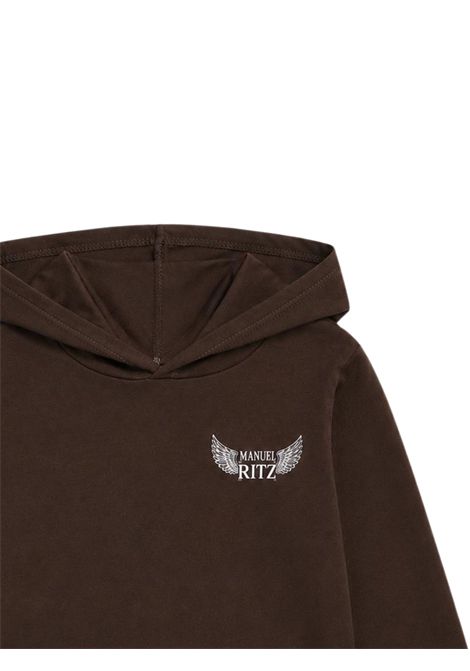 T-shirt neonato marrone in cotone Manuel Ritz | 4506MARRONE